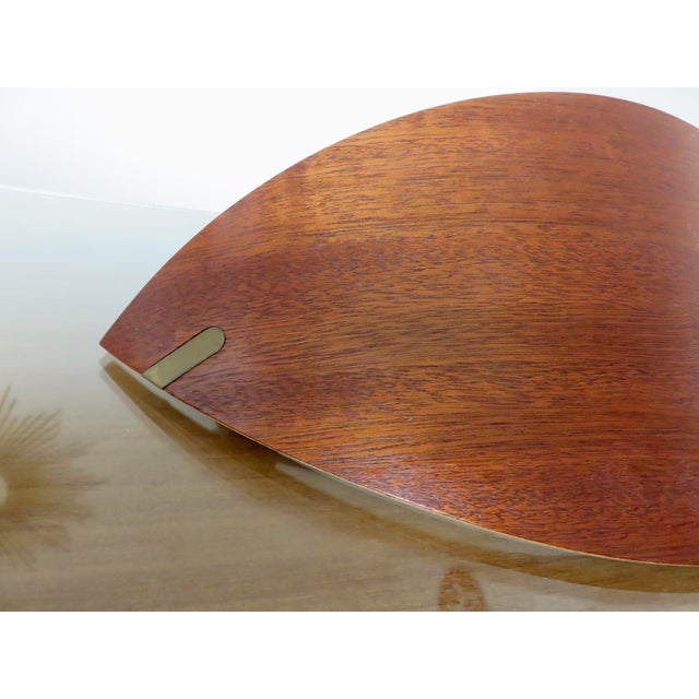 Scandinavian Wall Lights in Bentwood and Brass, 1980s, Set of 2 For Sale - Image 6 of 14