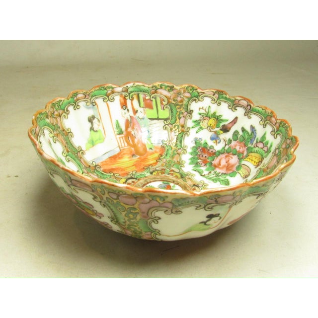 Chinese Rose Medallion Porcelain Dish For Sale - Image 12 of 12