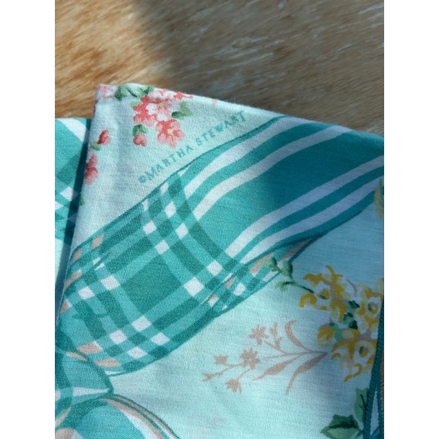 1980s Vintage Martha Stewart Napkins - Set of 6 For Sale - Image 5 of 8