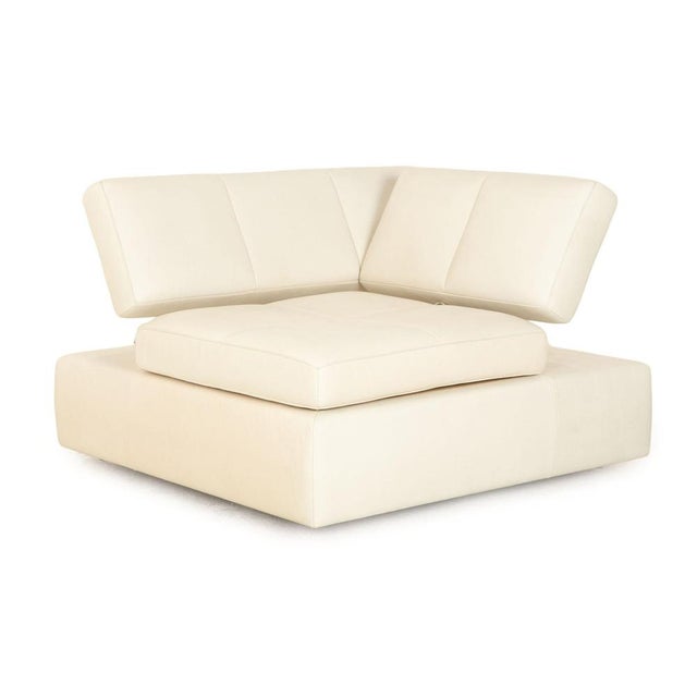 Square Up Modular Sofa in Leather fom FSM, Set of 3 For Sale - Image 6 of 18