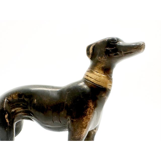 Brown Whippets Figures in Bronze, 1960s, Set of 2 For Sale - Image 8 of 13