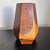 Brown 1943 Poston Arizona Camp Art Handcrafted Wood Hexagonal Vase For Sale - Image 8 of 12
