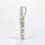 Late 20th Century One of a Kind 18k White Gold Chrysoberyl Cross Cats Eye Pendant Necklace For Sale In New York - Image 6 of 6