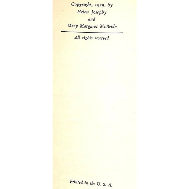 Paper "Paris Is a Woman's Town" 1929 Josephy, Helen and McBride, Mary Margaret For Sale - Image 7 of 8