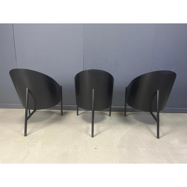 Textile Vintage Pratfall Chairs by Philippe Starck for Driade, 1982, Set of 3 For Sale - Image 7 of 15