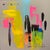 Gray by Jennifer Bobola | Mixed media Abstract composition with vibrant colors and shapes. For Sale