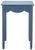 Wood Paislyn Accent Table in Blue For Sale - Image 7 of 7