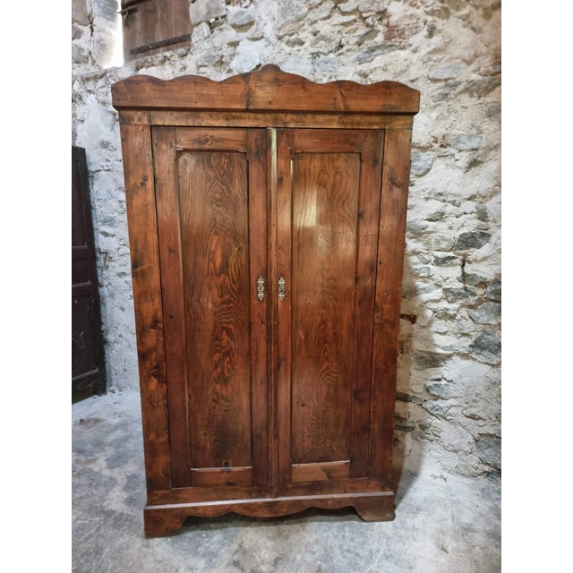 Antique French Pine Bonnetière Cabinet, 1900s For Sale - Image 4 of 18