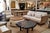 Contemporary Modern Lodge Wood & Ivory Club Chair For Sale - Image 3 of 4