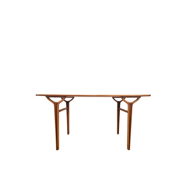1960s AX Series Tigerwood Coffee Table by Peter Hvidt & Orla Mølgaard-Nielsen, 1950s For Sale - Image 5 of 8