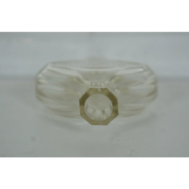 1872 Antique German Etched Glass Stag Deer Perfume Bottle Bud Vase For Sale - Image 6 of 11