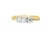 Enhance your collection with this stunning 18K Rose Gold Diamond Band. This elegant piece features 3 brilliant round...
