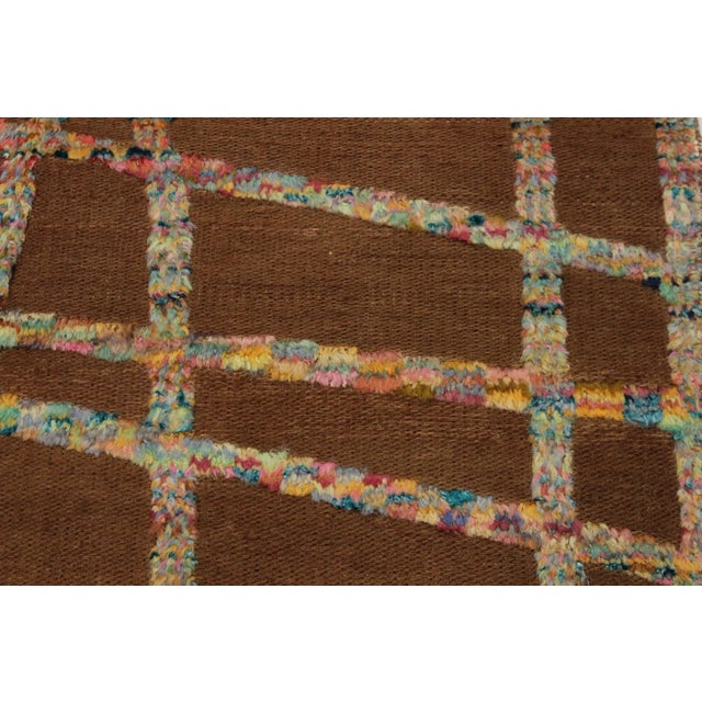 Moroccan High-Low Pile Skidmore Brown Wool Rug - 7′10″ × 9 ... (640 x 640 Pixel)