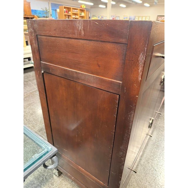 Late 20th Century Mahogany Milling Road SideBoard W/ Hidden Compartments For Sale - Image 10 of 11