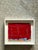 Red Vintage Framed Red Abstract Painting For Sale - Image 8 of 14