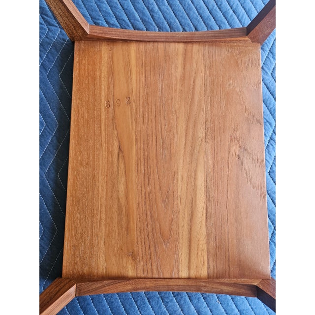 Mid-Century Modern 1960s Mid-Century Modern Teak "Quadrille" Nesting Tables by G Plan For Sale - Image 3 of 11