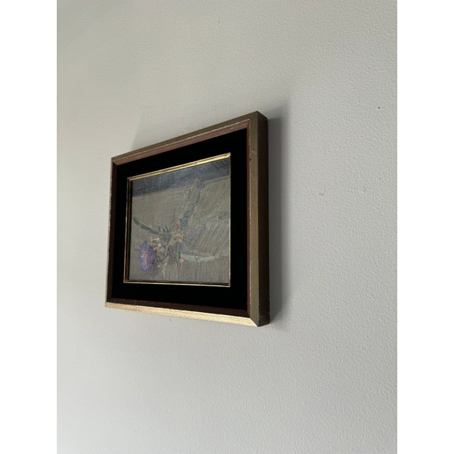 1970's M. Valade Still Life Oil on Canvas Painting, Framed For Sale - Image 4 of 10