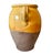 Rustic Vintage Mid-Century Italian Mustard Glazed Terracotta "Orcio" Jar – 8" For Sale - Image 3 of 8