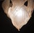 1970s 1970s Vintage Murano Chandelier With Leaves of Orange and Pink Highlights For Sale - Image 5 of 12