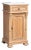 Early 20th Century French Oak Marble-Top Side Table For Sale