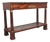 19th Century Marble Top Mahogany Console Table, 1880 For Sale