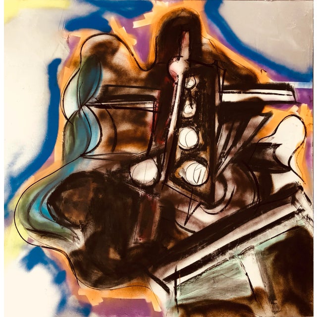 2020s “Machinery” an Original Abstract by Erik Sulander For Sale - Image 5 of 5