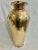 Mid-Century Modern 1970’s Hammered Brass Vase With Rope and Tassel Trim For Sale - Image 3 of 7