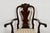 Wood Stickley Queen Anne Carved Solid Mahogany Dining Chairs, Set of Eight For Sale - Image 7 of 13