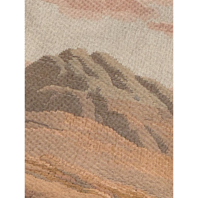 Vintage French Aubusson Style Jacquard Shepherds Tapestry, 1960s For Sale - Image 16 of 18