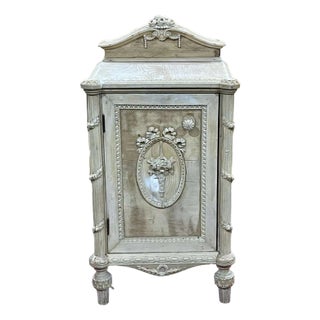 English Fir Bedside Table, 1950s For Sale