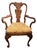 Brown Set of 10 Burl Walnut Georgian / Queen Anne Style Dining Chairs – 8 Side Chairs & 2 Armchairs For Sale - Image 8 of 12