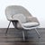 Mid-Century Modern Mid-Century Modern Womb-Style Lounge Chair – Chrome & Gray Upholstery For Sale - Image 3 of 8