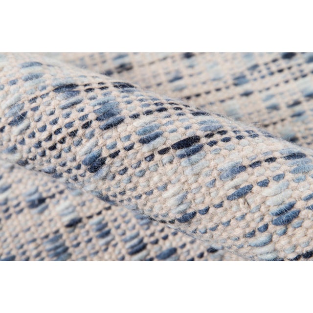 Erin Gates Erin Gates by Momeni Dartmouth Bartlett Blue Hand Made Wool Area Rug 9' X 12' For Sale - Image 4 of 7