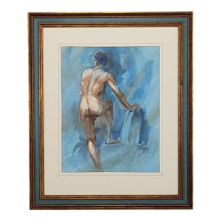 Painting of a Standing Figure, Circa 1970 For Sale