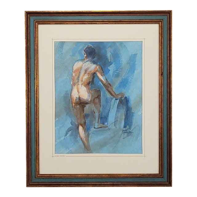 Painting of a Standing Figure, Circa 1970 For Sale