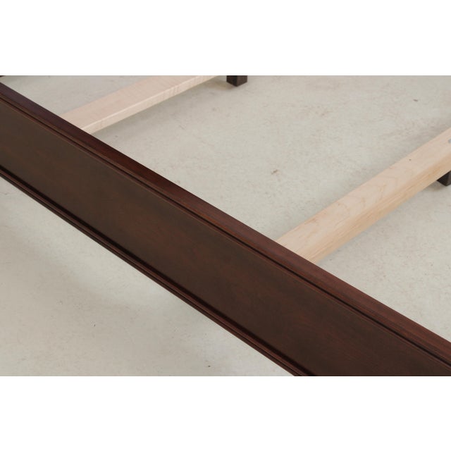 Nichols & Stone by Stickley Cherry Queen Size Sleigh Bed For Sale - Image 11 of 18