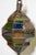 Handcrafted Moroccan Metal and Multi-Color Glass Lantern Octagonal Diamond Shape For Sale In Palm Springs - Image 6 of 13