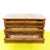 Brown Wooden Chest of Drawers with Three Drawers and Geometric Inlays For Sale - Image 8 of 13