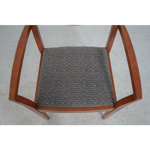 Wood Pair Knoll Studio Modern Design Armchairs For Sale - Image 7 of 12