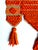 Orange 1970s Wool on Jute Wall Hanging With Tassels For Sale - Image 8 of 14
