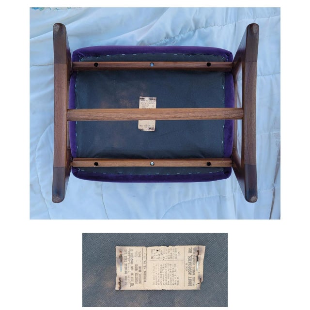 1960s Mid-Century Adrian Pearsall Ottoman For Sale - Image 9 of 14