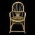 Rattan Rocking Chair, 1960s For Sale - Image 4 of 10