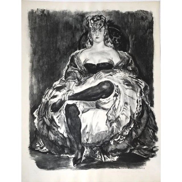 Untitled - Original Lithograph by L. B. de Saint-André - 1930s 1930s For Sale