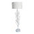 Currey & Company Organic Modern White Twig Floor Lamp For Sale