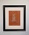 This oil on canvas paper artwork presents a figure in a relaxed pose against a warm, earthy background. The subtle...