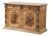 19th Century French Black Forest Carved Bleached Oak Buffet Cabinet For Sale