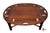Late 20th Century Vintage Chippendale Style Mahogany Butler Coffee / Tray Table For Sale - Image 5 of 10