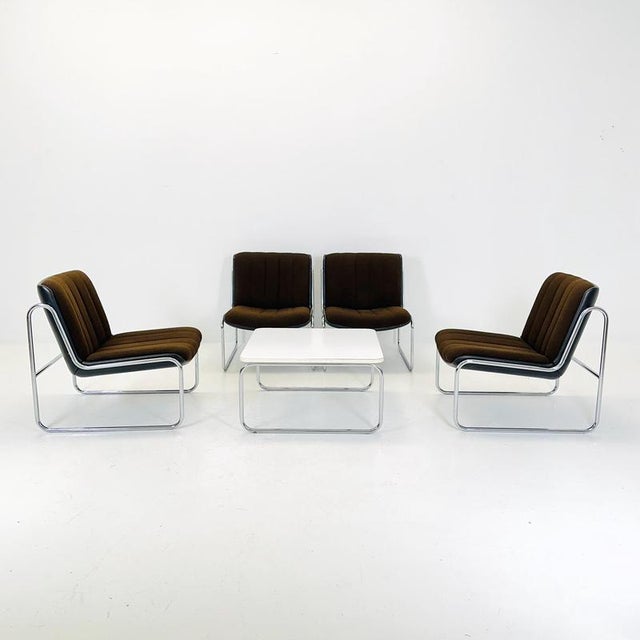 Mid-Century Modern Sling Lounge Chair by Peter Hoyte for Habitat, Italy, 1980s For Sale - Image 18 of 18