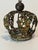 This exquisite antique French brass religious crown dates back to the late 19th century and was likely used to adorn a...
