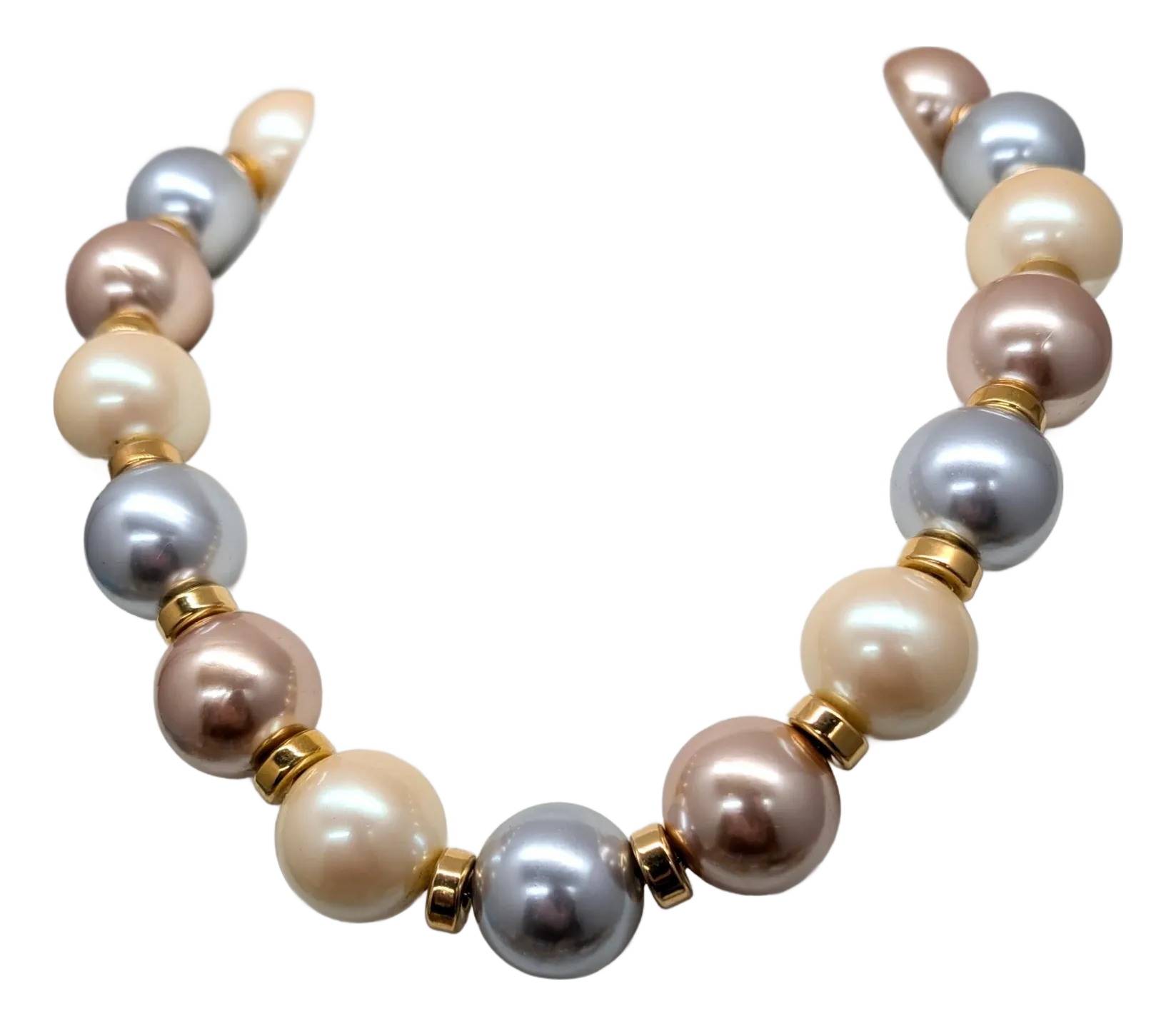 関税込☆VINTAGE HOLLYWOOD★Pastel Star Beads Pearl Necklace 関税込☆VINTAGE HOLLYWOOD☆Pastel Star Beads Pearl Necklace